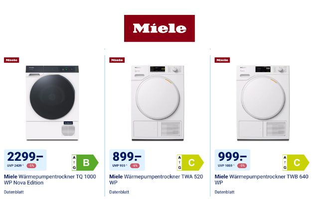 Miele Wärmepumpentrockner Test