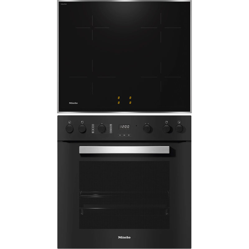 Herdset Miele H 2459 I Obsidianschwarz + KM 7061 FR Herdset Miele H 2459 I Obsidianschwarz + KM 7061 FR
