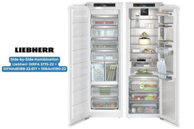 Side-by-Side-Kombination Liebherr IXRFA 5175-22 = SIFNAd5188-22.617 + IRBAc5190-22