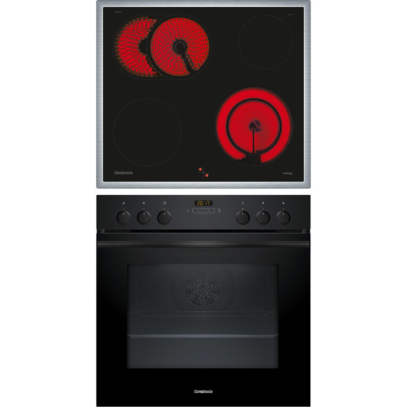 Einbauherd-Set Constructa CX 53 EK 05 T = CH4M61163 + CM623052 Einbauherd-Set Constructa CX 53 EK 05 T = CH4M61163 + CM623052