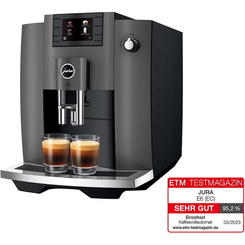 Kaffeevollautomat JURA E6 Dark Inox (EC)