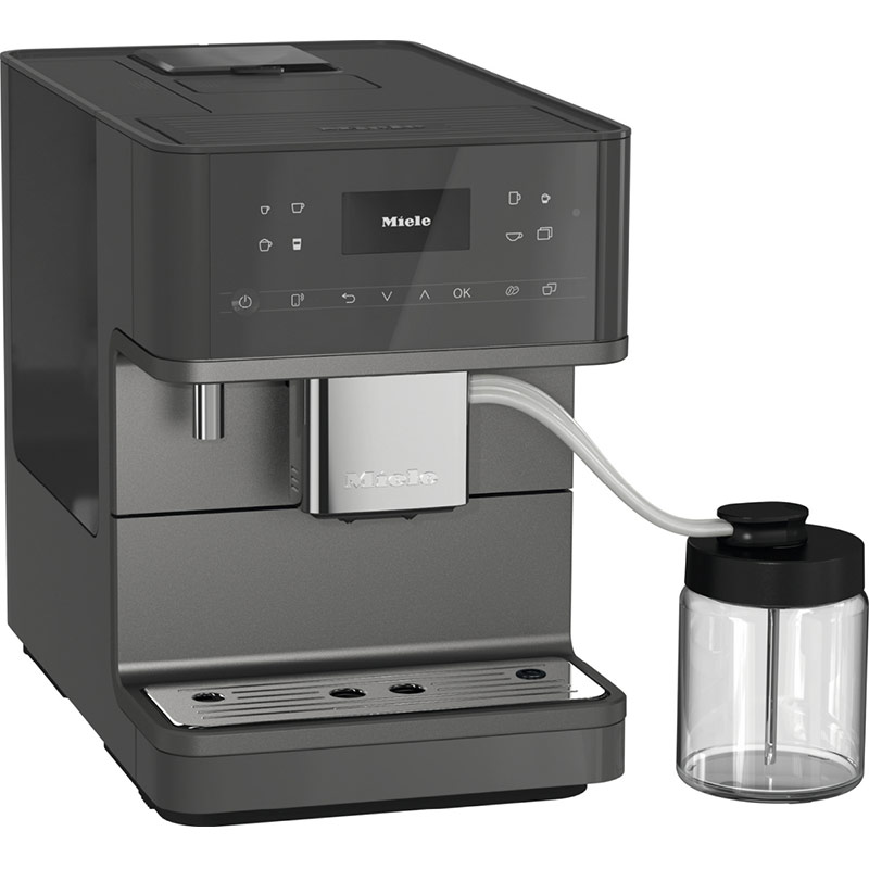 Graphitgrau online Miele kaufen ➤ PearlFinish CM 6560 günstig Stand-Kaffeevollautomat