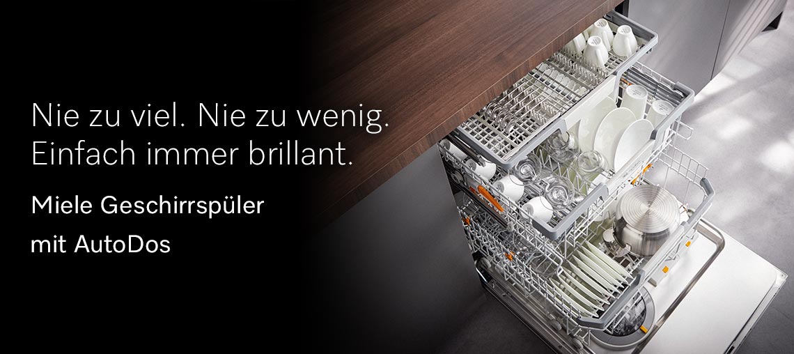 Miele Spülmaschinen und Geschirrspüler mit AutoDos bei Holzleitner kaufen