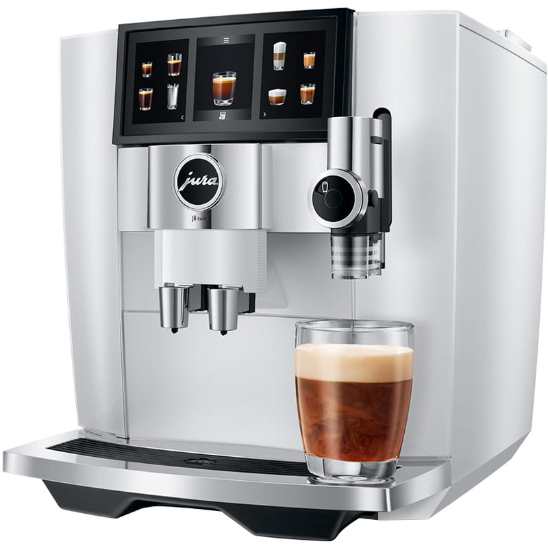 Kaffeevollautomat JURA J8 Twin Diamond White (EA)