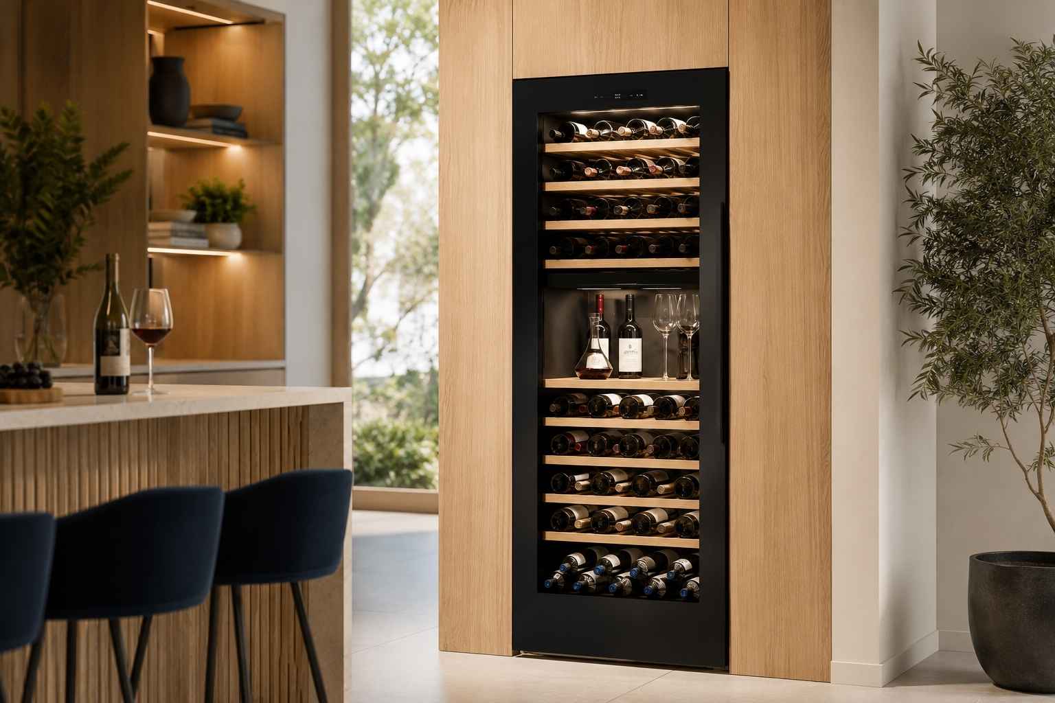 Weinkühlschrank Test 2026: 6 Modelle im Vergleich Weinkühlschrank Test Beitragsbild Holzleitner