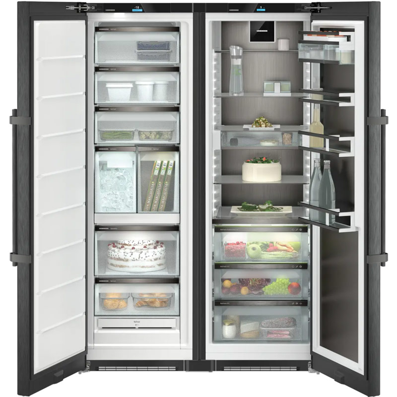 Side-by-Side-Kombination Liebherr XRFbs 5295-22/-23 BlackSteel = SFNbsd 529i-23 + SRBbsc 529i-23 Side-by-Side-Kombination Liebherr XRFbs 5295-22/-23 BlackSteel = SFNbsd 529i-23 + SRBbsc 529i-23