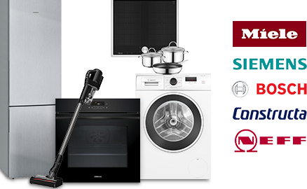 Ab sofort starten Bosch, Constructa, Miele, Neff und Siemens ihre Cashback-Aktionen – jetzt entdecken und sparen!