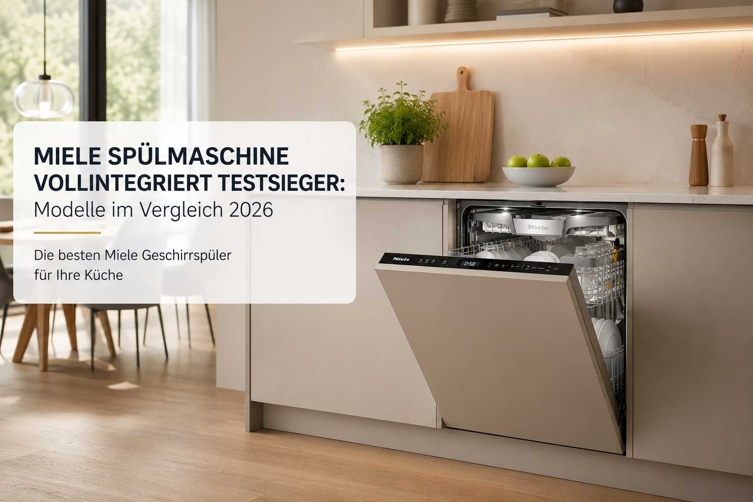 Miele Spülmaschine vollintegriert Testsieger: Modelle im Vergleich 2026 Miele Spuelmaschine vollintegriert Testsieger