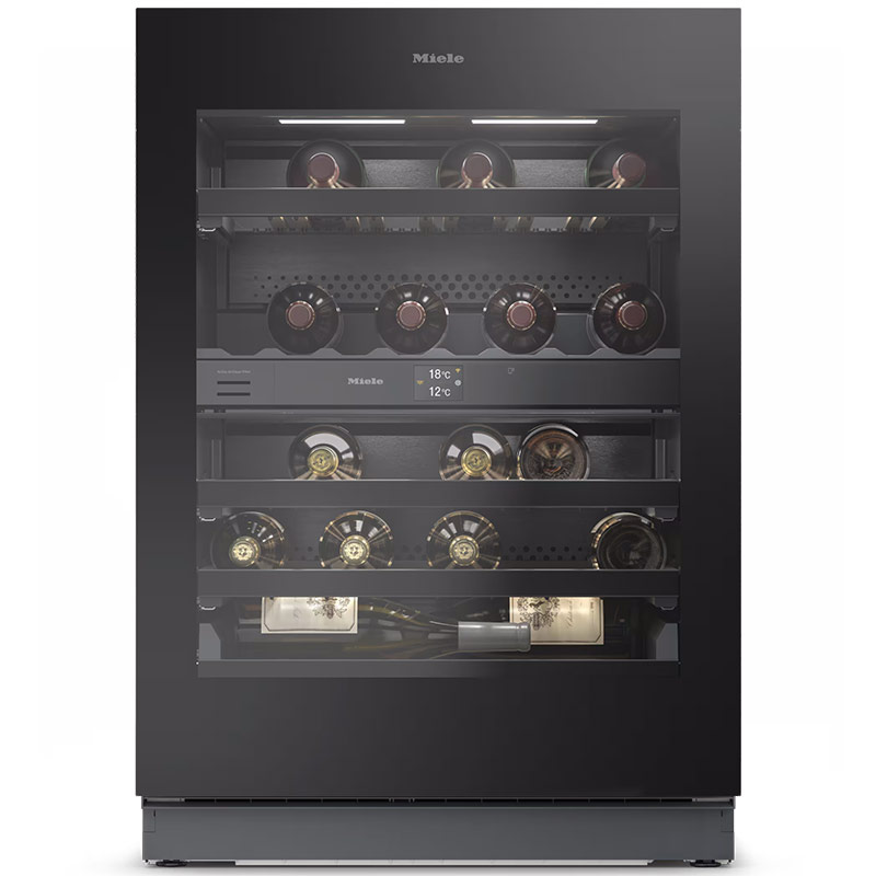 Weintemperierschrank Miele KWTUS 7196 E Obsidianschwarz Weintemperierschrank Miele KWTUS 7196 E Obsidianschwarz