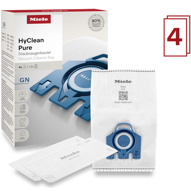 Staubbeutel Miele GN HyClean Pure Inhalt