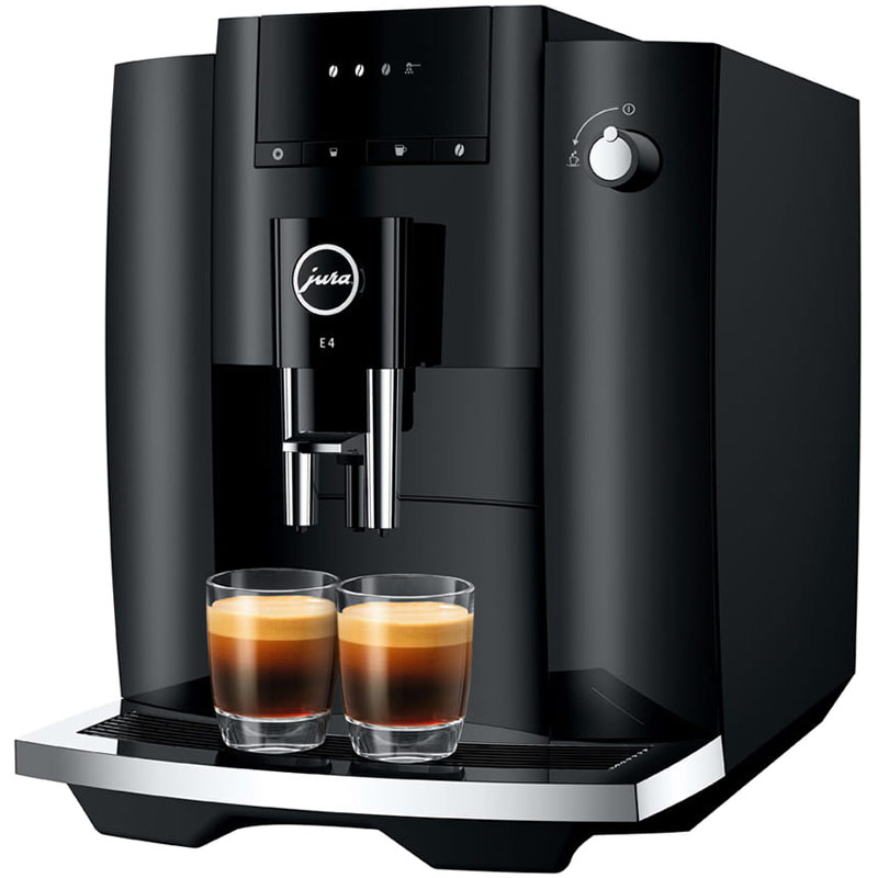 Kaffeevollautomat JURA E4 Piano Black (EA) Kaffeevollautomat JURA E4 Piano Black (EA)