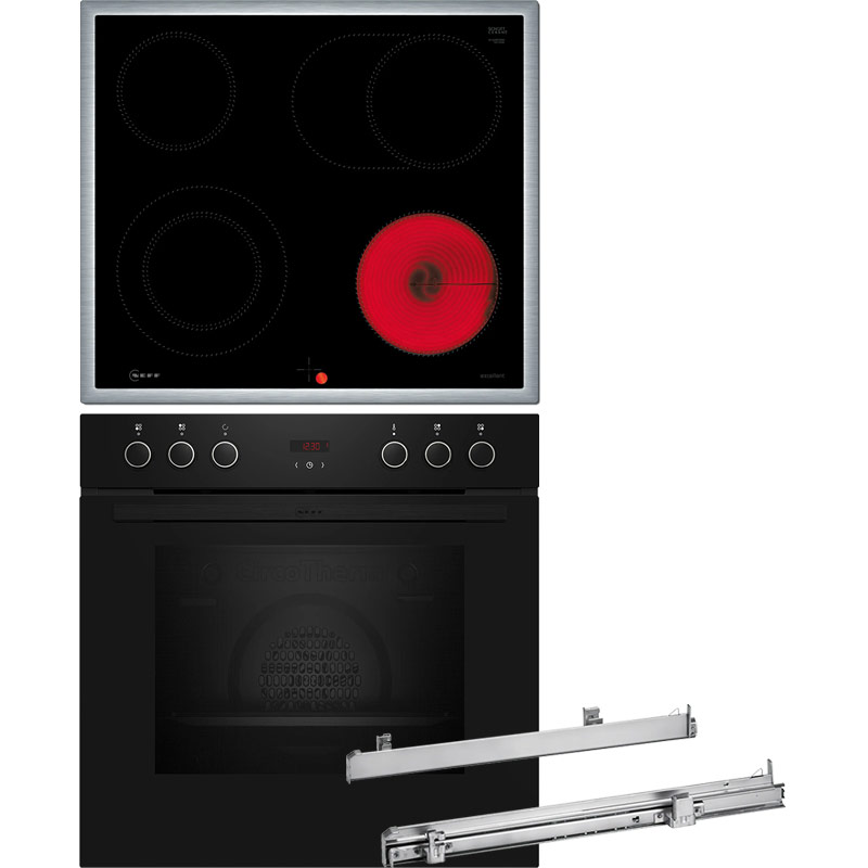 Einbauherd-Set Neff HLE 210 = E1CCD2AK3 + M16SRF0M0 + Z11TI15X0 Einbauherd-Set Neff HLE 210 = E1CCD2AK3 + M16SRF0M0 + Z11TI15X0