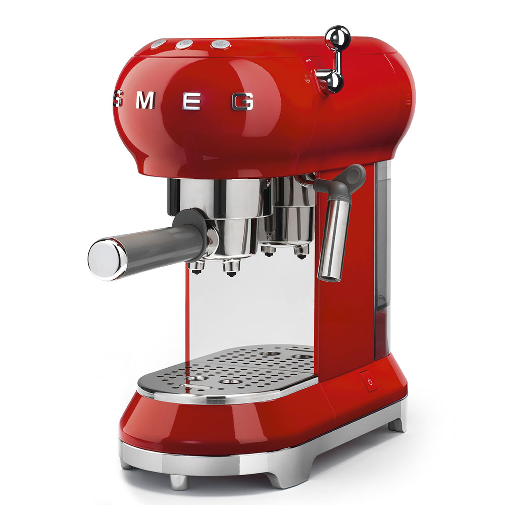 Espresso-Kaffeemaschine SMEG ECF 01 RDEU Rot