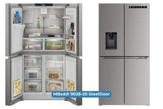 French Door Kühlschrank Test Liebherr MBsddi 9028-20 SteelDoor