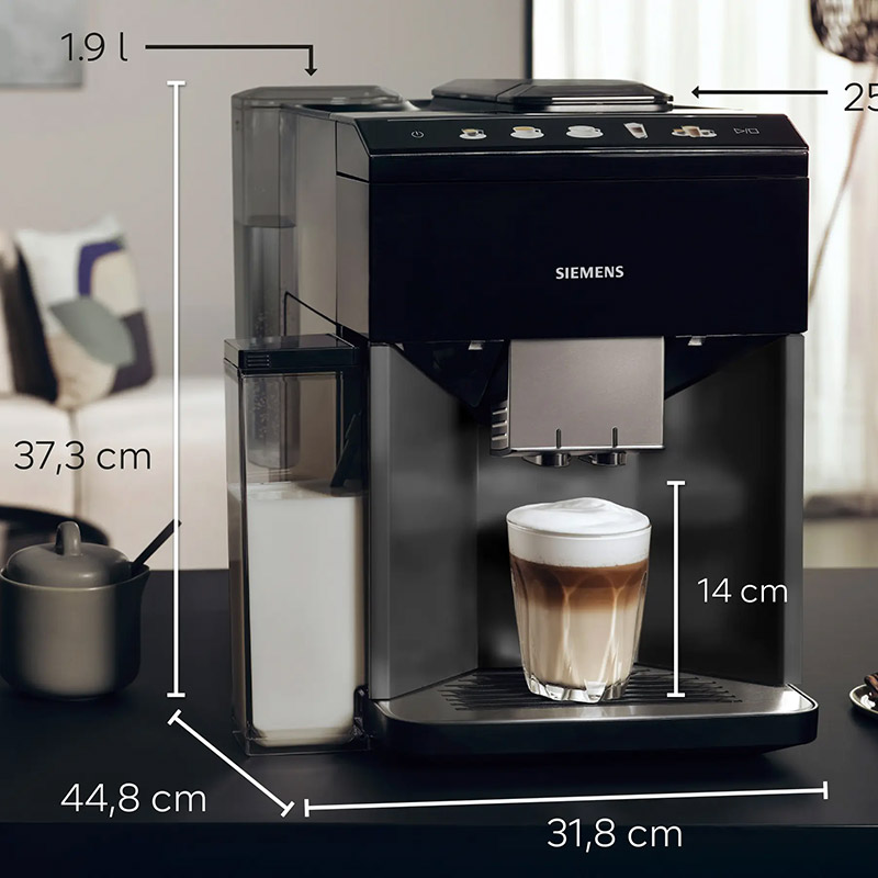 Kaffeevollautomat Siemens TQ 515 D 09 schwarz
